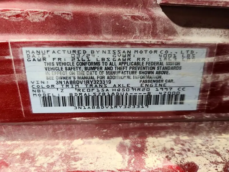 2024 NISSAN SENTRA SR  