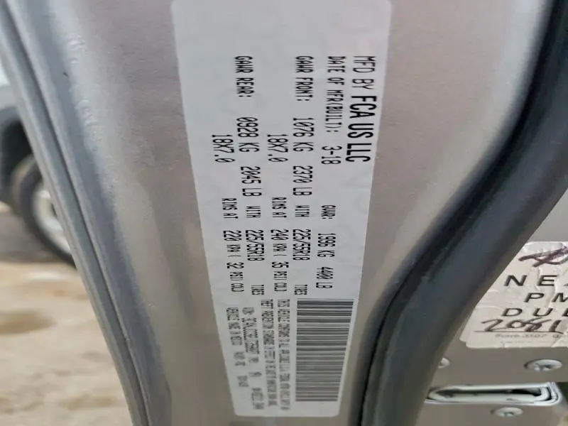 2018 JEEP COMPASS LIMITED  