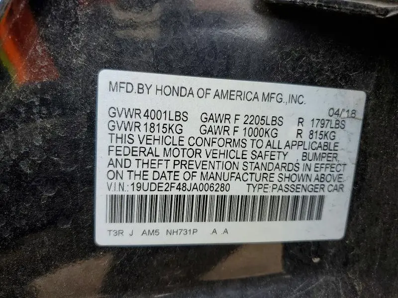 2018 ACURA ILX SPECIAL EDITION  