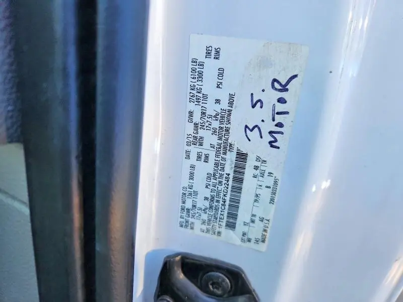2015 FORD F150   