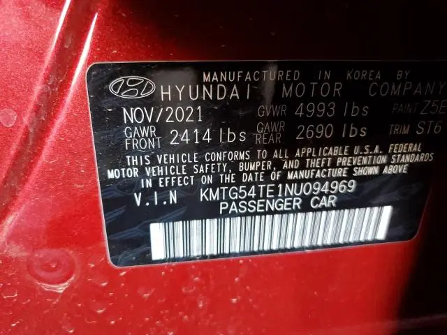 2022 GENESIS G70 BASE  