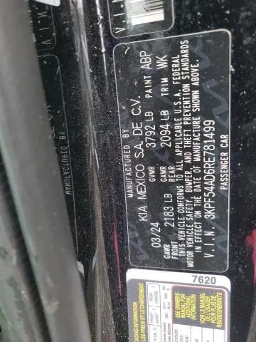 2024 KIA FORTE GT LINE  