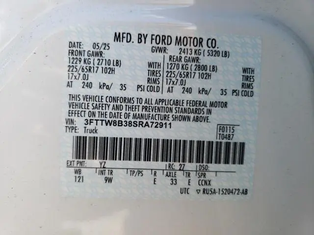 2025 FORD MAVERICK XL  