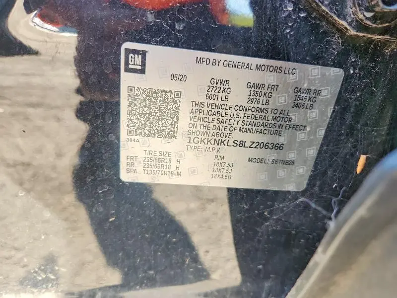 2020 GMC ACADIA SLE  