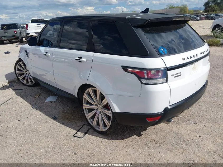 2016 LAND ROVER RANGE ROVER SPORT 5.0L V8 SUPERCHARGED/5.0L V8 SUPERCHARGED DYNAMIC