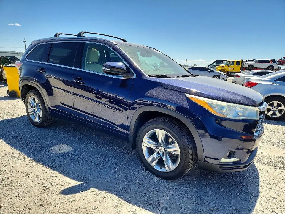 2015 TOYOTA HIGHLANDER LIMITED PLATINUM  