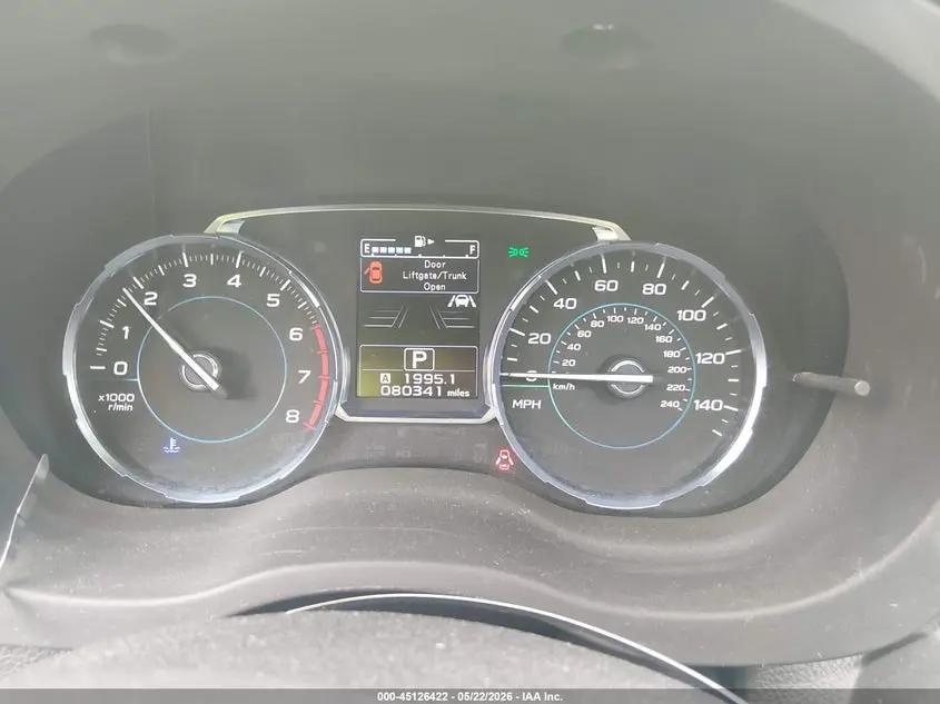2018 SUBARU FORESTER 2.5I TOURING