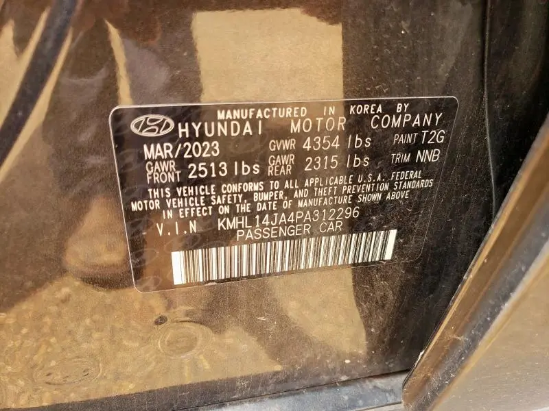 2023 HYUNDAI SONATA SEL  