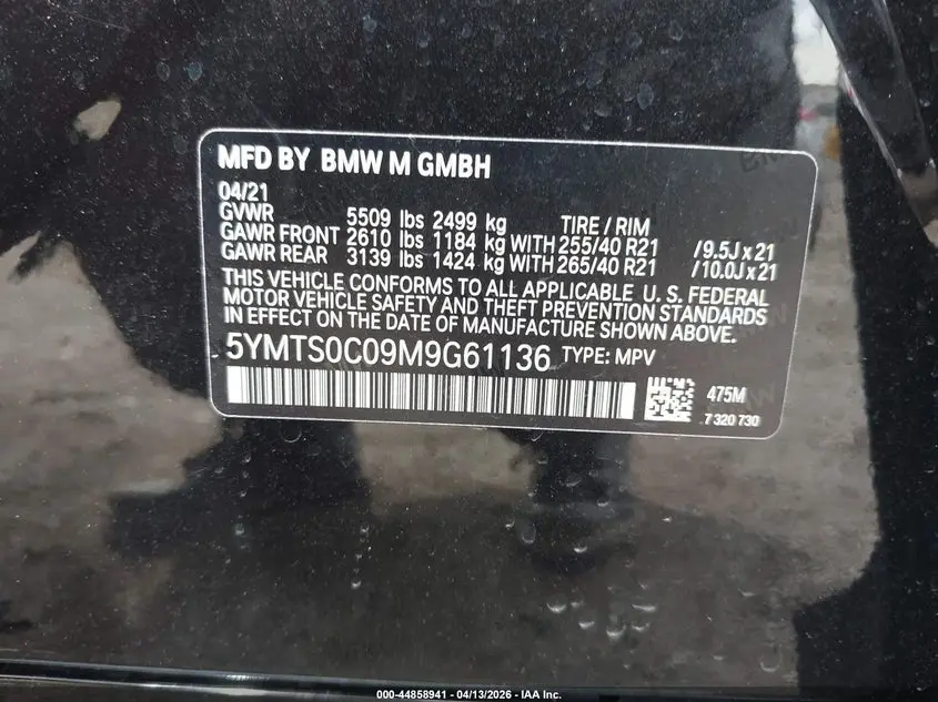 2021 BMW X3 M  