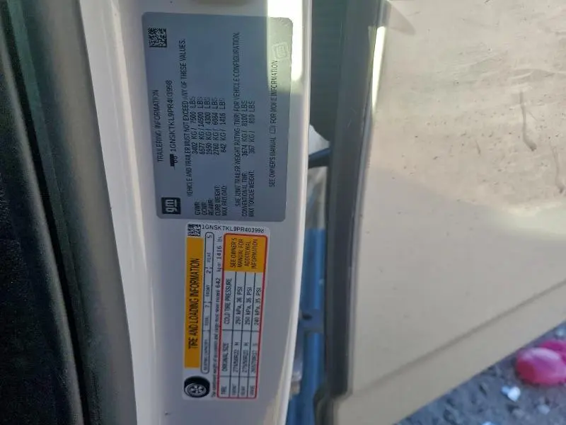 2023 CHEVROLET TAHOE K1500 HIGH COUNTRY  