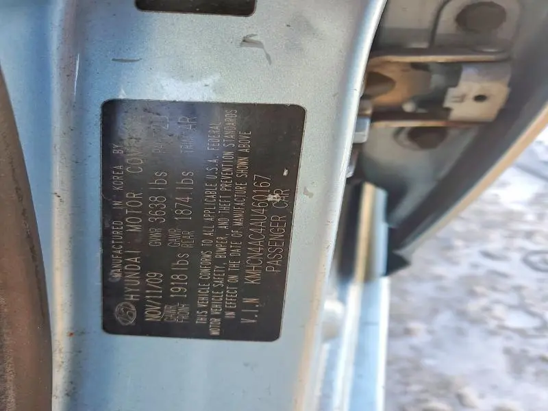 2010 HYUNDAI ACCENT GLS  