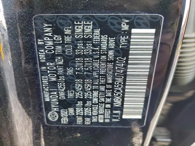 2021 HYUNDAI KONA ULTIMATE  