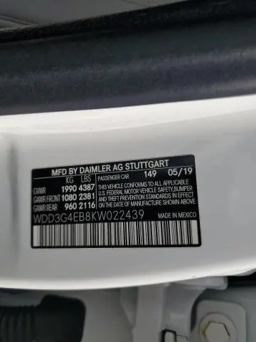 2019 MERCEDES-BENZ A 220  