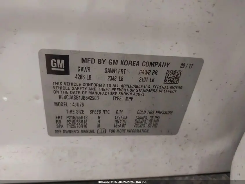 2018 BUICK ENCORE PREFERRED