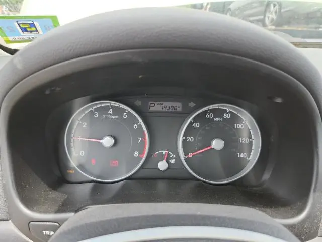 2010 HYUNDAI ACCENT BLUE  
