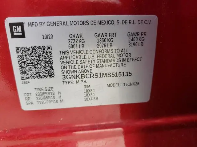 2021 CHEVROLET BLAZER 2LT  