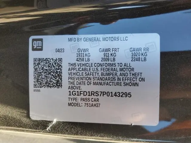 2023 CHEVROLET CAMARO LT  