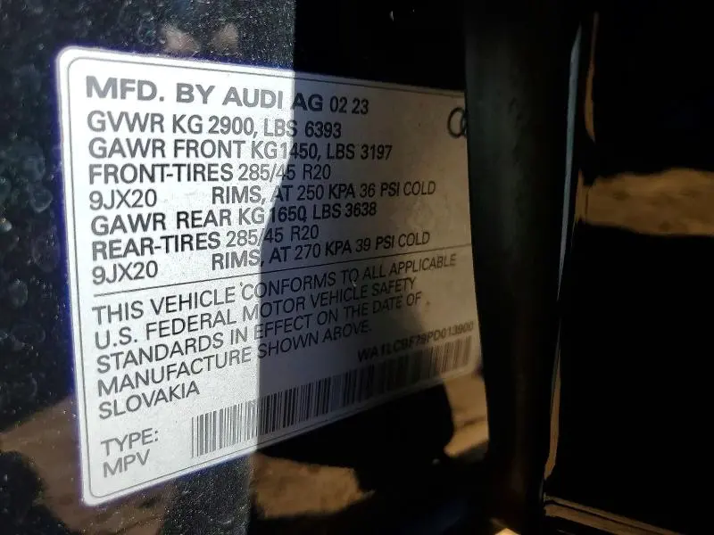 2023 AUDI Q7 PREMIUM PLUS  