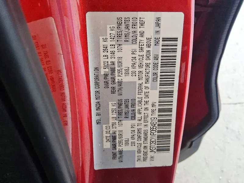 2023 MAZDA CX-9 TOURING  