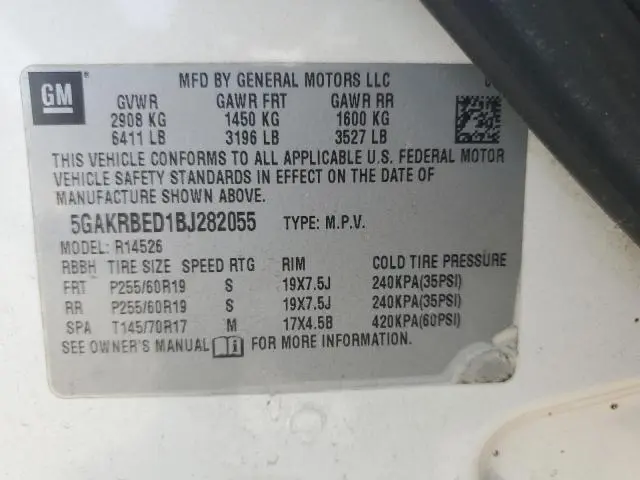 2011 BUICK ENCLAVE CXL  