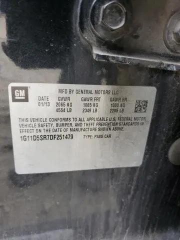 2013 CHEVROLET MALIBU 1LT  