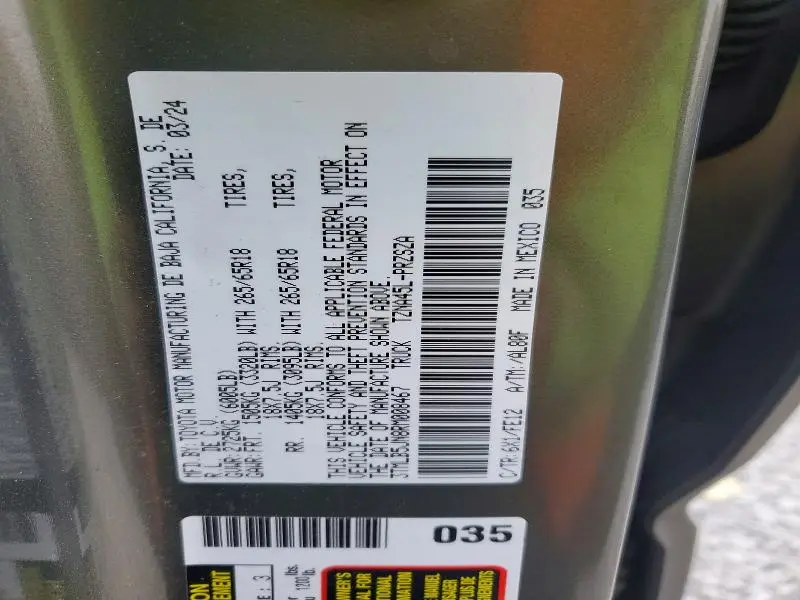 2024 TOYOTA TACOMA DOUBLE CAB  