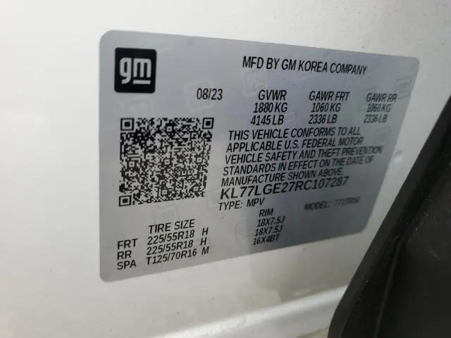 2024 CHEVROLET TRAX 1RS  