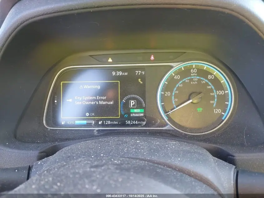 2019 NISSAN LEAF SV PLUS