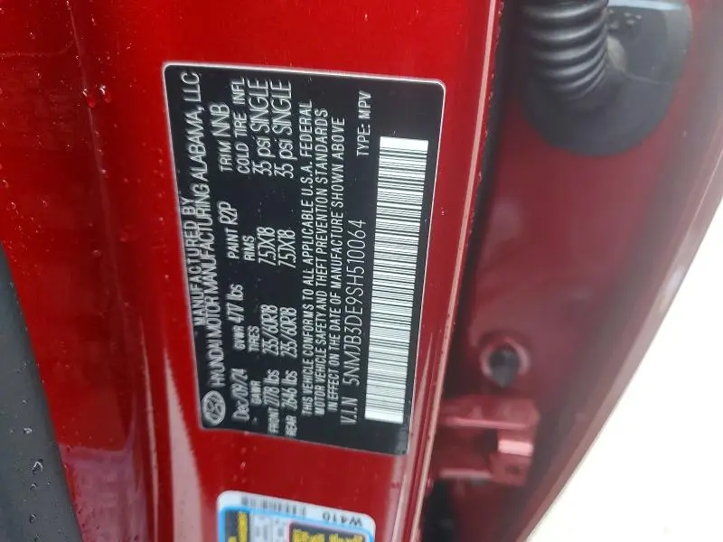 2025 HYUNDAI TUCSON SEL  