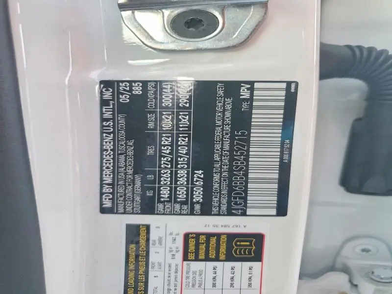 2025 MERCEDES-BENZ GLE COUPE AMG 53 4MATIC  