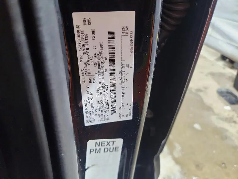 2020 FORD F250 SUPER DUTY  