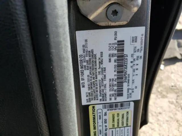 2016 FORD FUSION SE  