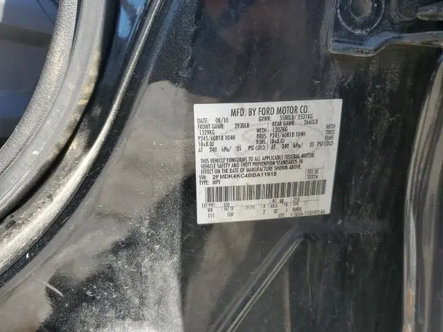 2011 FORD EDGE LIMITED  