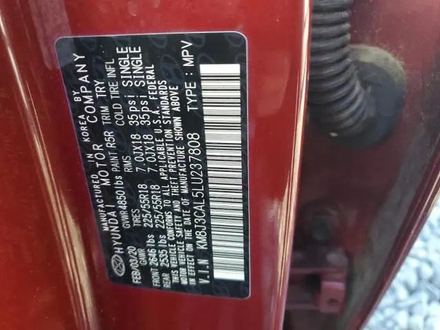 2020 HYUNDAI TUCSON LIMITED  