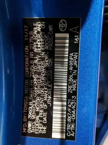 2018 TOYOTA COROLLA IM   