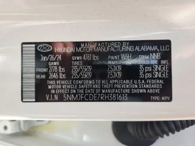 2024 HYUNDAI TUCSON SEL  