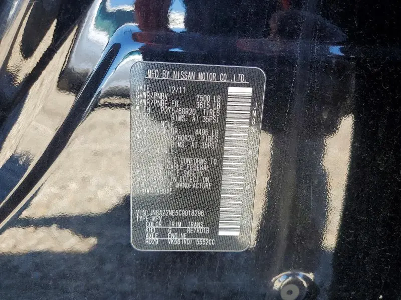 2012 INFINITI QX56 BASE  