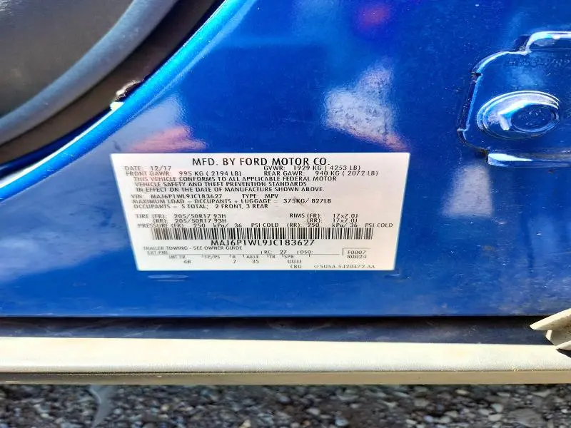 2018 FORD ECOSPORT TITANIUM  