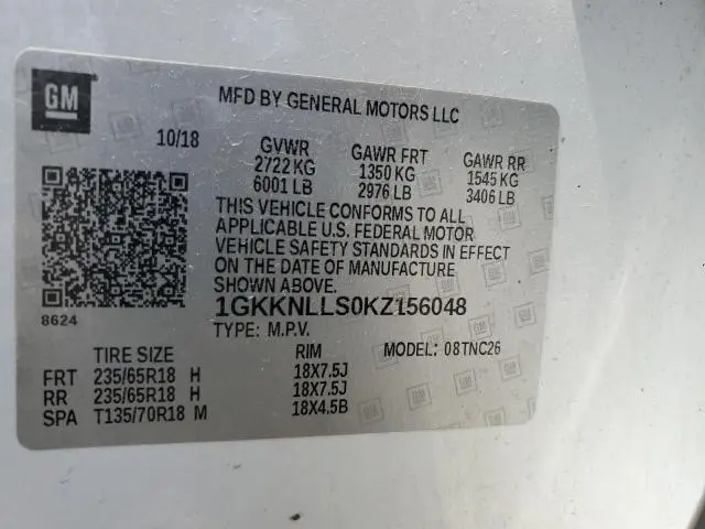 2019 GMC ACADIA SLE  