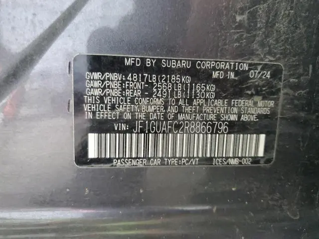 2024 SUBARU IMPREZA SPORT  