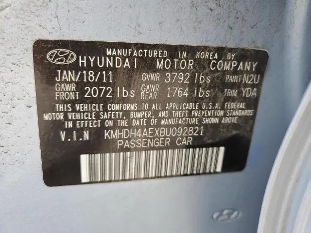 2011 HYUNDAI ELANTRA GLS  