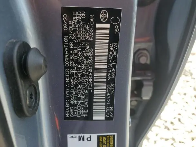 2021 TOYOTA COROLLA SE  