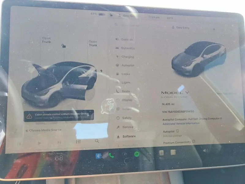 2025 TESLA MODEL Y   