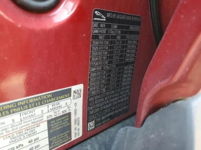 2019 JAGUAR F-PACE PREMIUM  