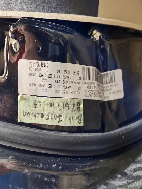 2017 CHRYSLER PACIFICA TOURING L PLUS  