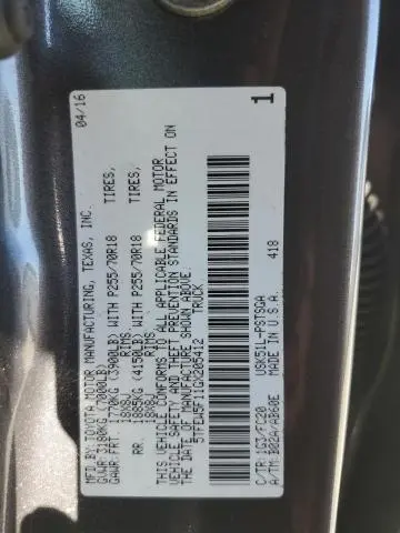 2016 TOYOTA TUNDRA TRD PRO  