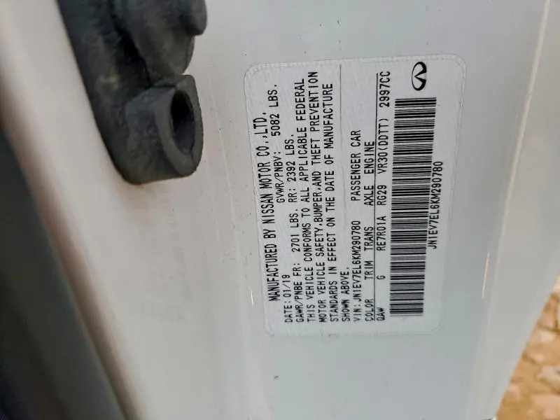 2019 INFINITI Q60 PURE  