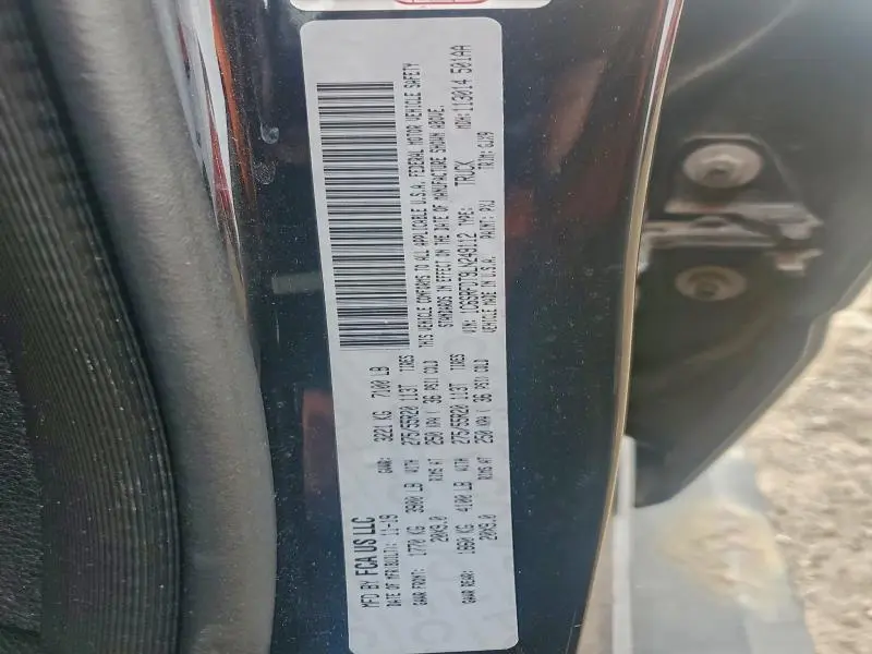 2020 RAM 1500 LARAMIE  