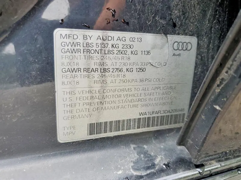 2013 AUDI A4 ALLROAD PREMIUM PLUS  