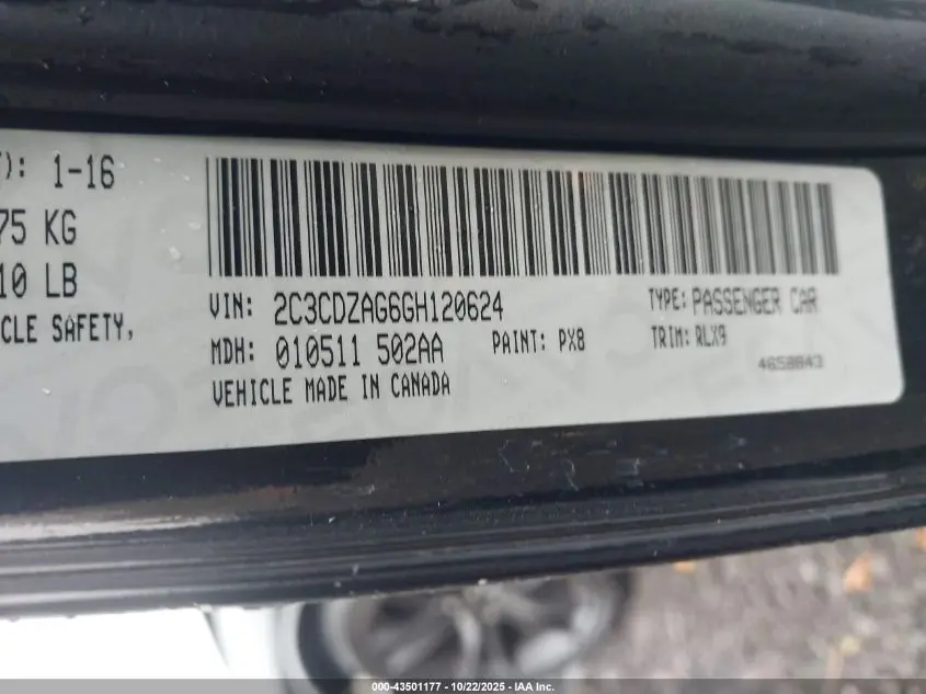 2016 DODGE CHALLENGER SXT PLUS